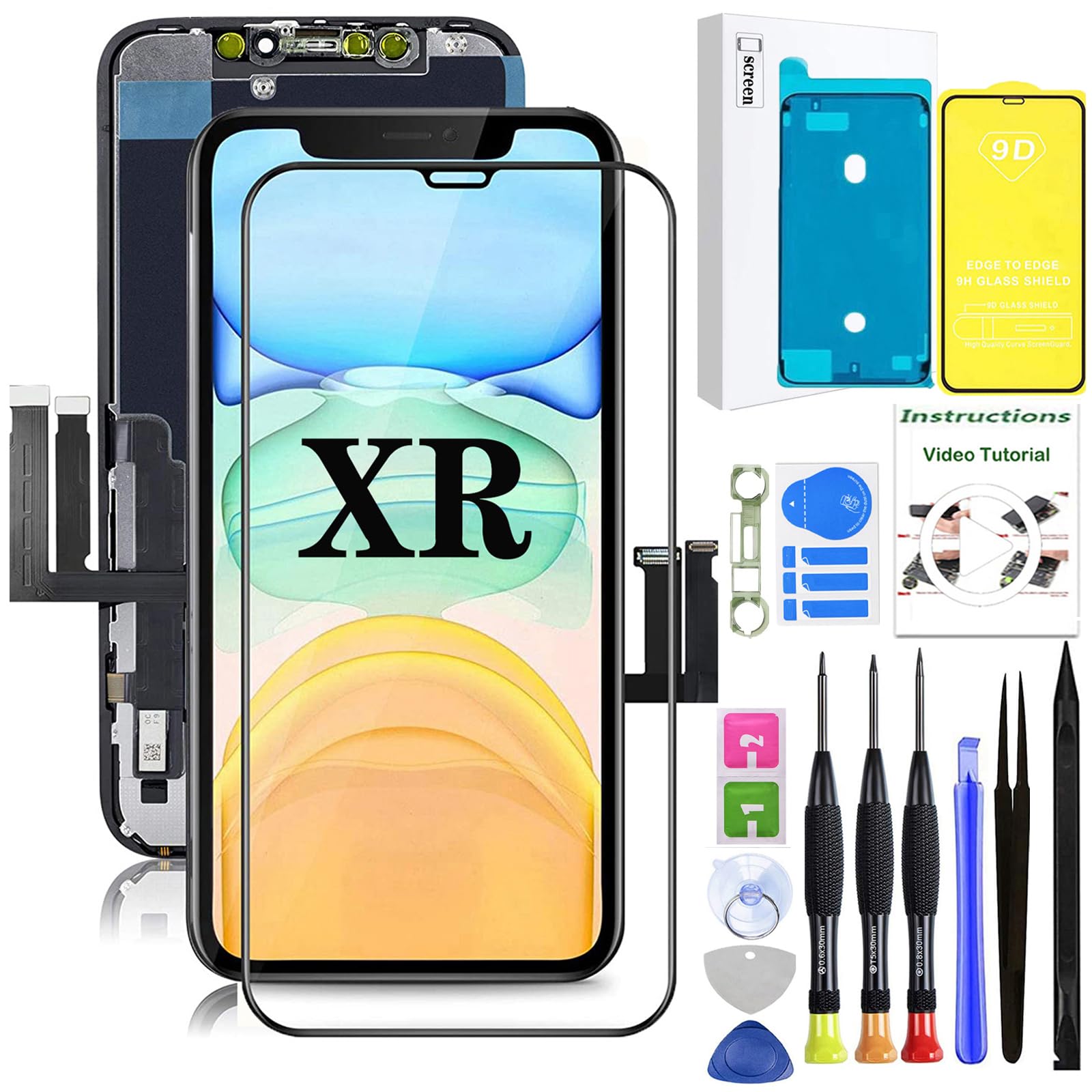 専用　iPhonexr Amazon.co.jp: JSCOMYAP iPhone 10R/XR ケース用 + 强化 ガラス